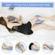 thumbnail image 3 of Almohada para piernas, soporte ergonómico para rodillas para dormir, soporte para rodillas de espuma viscoelástica con correa para dormir de lado, almohada de soporte para piernas con funda extraíble, 3 of 5