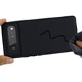 thumbnail image 5 of Designed for Google Pixel 6 Case, Slim Silicone Rubber Shockproof Phone Cover with Wrist Strap Soft Anti-Scratch Microfiber Lining Protection Case for Google Pixel 6 5G 2021 (Black), 5 of 13