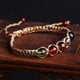 thumbnail image 4 of Pulseras para mujer, regalos para mujer, pulsera de cinco elementos, pulsera de cuerda multicolor, pulsera de cuentas de vidrio de cinco colores, 4 of 5