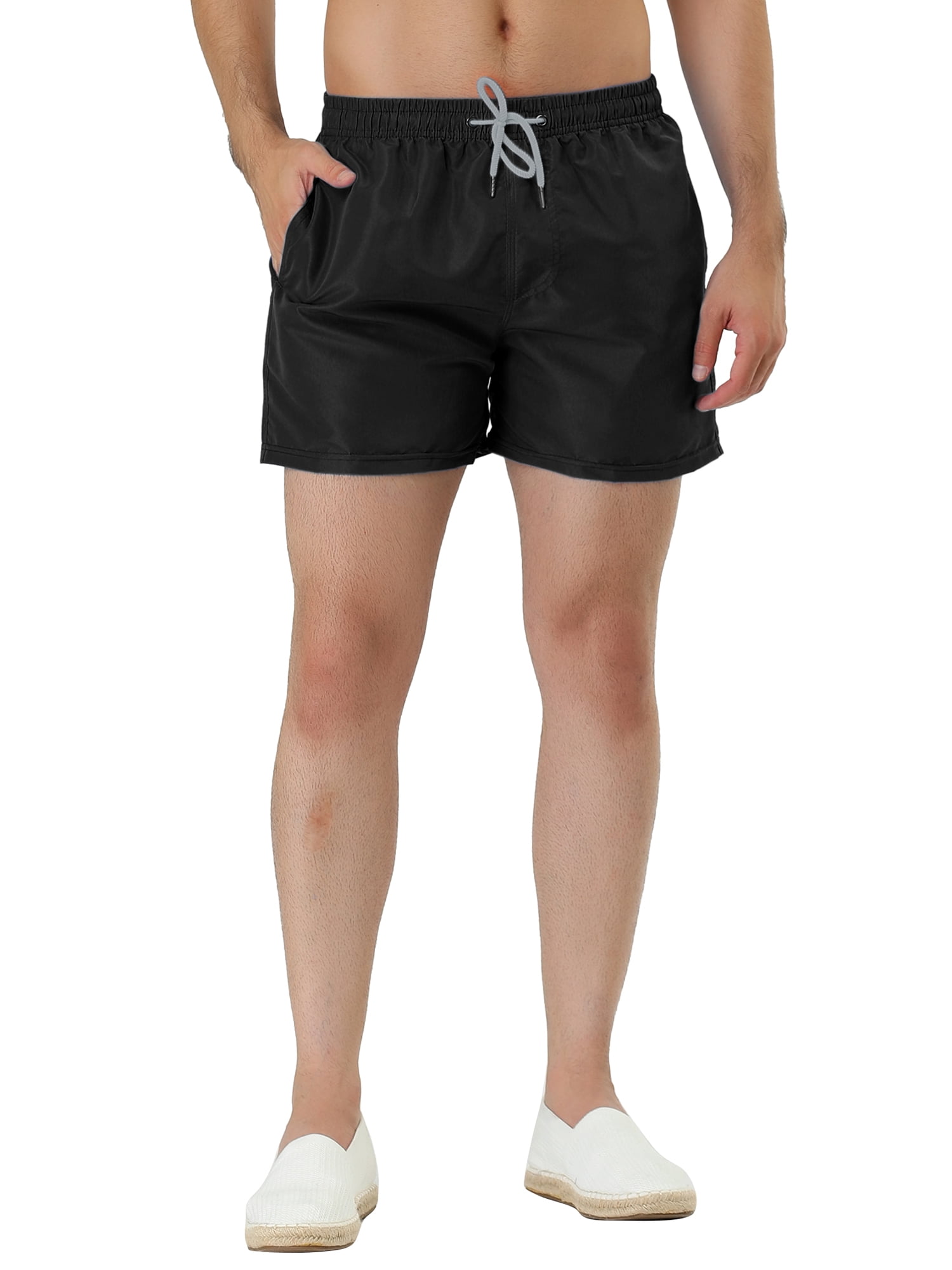 Lars Amadeus Men's Shorts Drawstring Waist Board Shorts Mesh Lining
