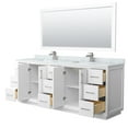 thumbnail image 5 of Wyndham Collection Wcf414184d-Nat-Unsm70 Strada 84" Free Standing Double Basin Vanity Set, 5 of 7
