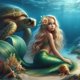 thumbnail image 1 of Pintura de diamantes Redondos Wdftyju Serie Dibujos Animados Sirena Resina 30*30CM, 1 of 9