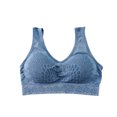 thumbnail image 1 of dmqupv Push Up Bras for Women Plus Size Women's One Fab Fit T-shirt Bra, Lightly-lined Underwire Bra, Racerback Bras for Women Blue One Size, 1 of 3