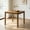 Oak, variant on 45.5" Rectangular Wood Dining Table for 4, Modern Farmhouse Kitchen Table, Solid Wood Legs, MDF & Birch Veneer Dining Desk for Small Spaces, Gray