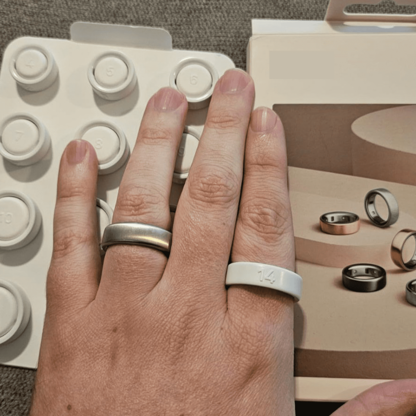 Oura Ring 4 Sizing Kit - Size Before You Buy Oura Ring 4 - Unique