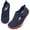 Navy, variant on Women Shoes Slip On Walking Shoes,Wide,Round Toe,Adjustable,Non Slip,7 Wide
