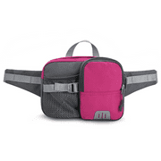 Running Fanny Pack,With Water Bottle Holder And Reflective Strip, For Hiking, Running, Dog Walking