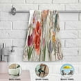 thumbnail image 5 of Spring Flower Plant Hand Towels 2 PCS, Kitchen Towel Ultra Soft and Highly Absorbent,Decorative Fingertip Face Towel for Bathroom Hotel, 28.3"x14.4", 5 of 5