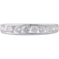 thumbnail image 3 of 1.0 Carat T.W. Round Diamond 10K White Gold Wedding Band, 3 of 3