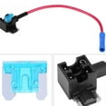 thumbnail image 6 of HERFIER 5PCS Automatic Add Circuit Fuse Connector Standard Fuse Holder Auto Fuse Holder Add-a-Circuit Adapter Fuse Random Color 5.9x1.1x0.59in, 6 of 8