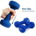 thumbnail image 5 of Hexagon Neoprene Coated Dumbbell Hand Weight， Anti-Slip, Multiple Weight Options, 5 of 6