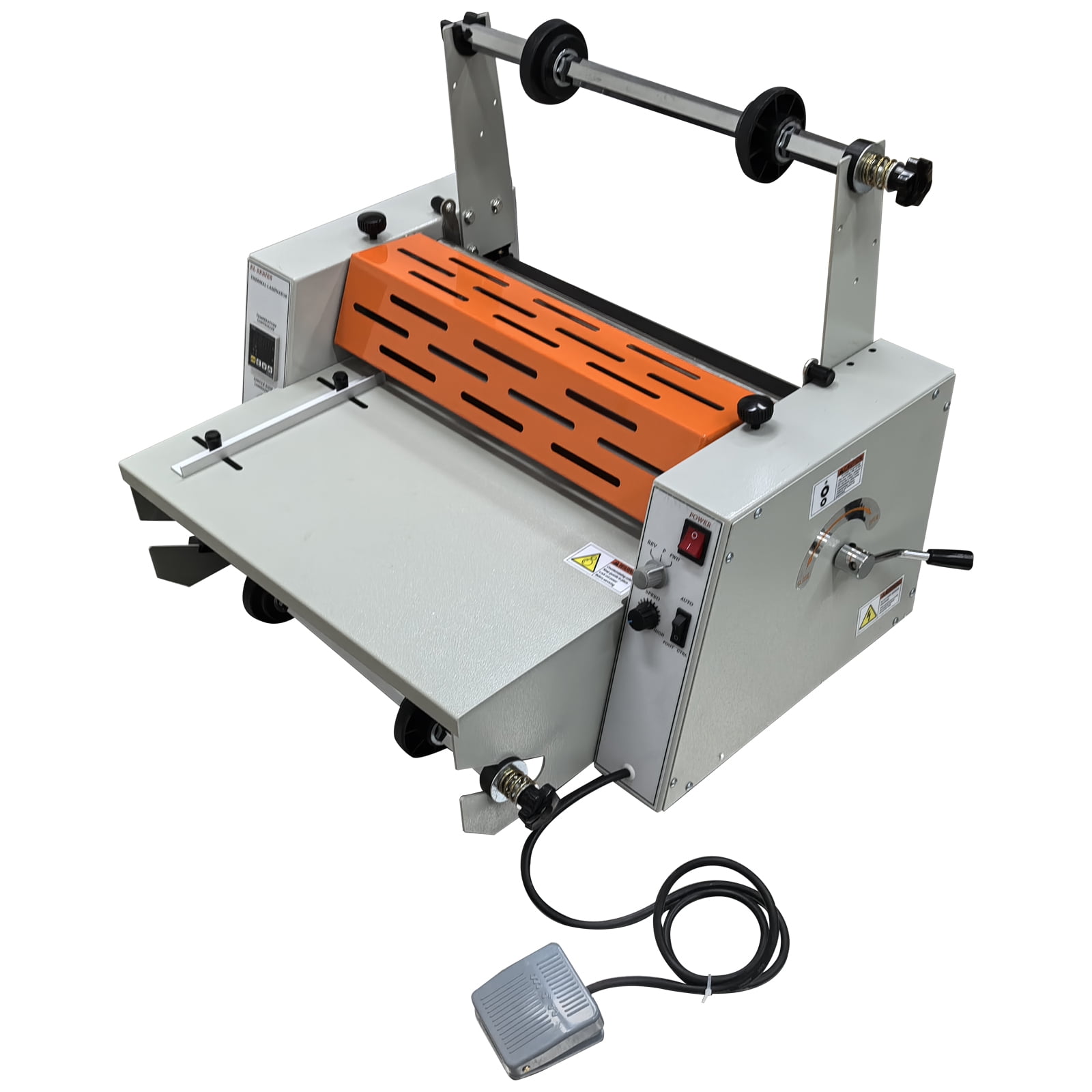 16'' Electric Steel Roller Thermal Laminator Single and Double Side Hot Roll Laminating Machine