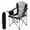 Black, variant on EDX Oversized Camping Folding Chair, Heavy Duty Padded Chair with Cup Holder Storage and Cooler Bag, 500 lbs Steel Frame, Portable for Outdoor,Black Gray