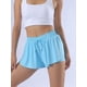 thumbnail image 4 of 2-in-1 Sports Yoga Short Skirt, Women's Activewear, Drawstring Stretchy Golf Sports Shorts, 4 of 5