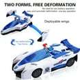thumbnail image 4 of BESTSKY Transforming Car Toy,Police Vehicles Aircraft Toys with Automatic Transformation & 360 Degree Rotation,Police Toys for Boys Kids 3+ Year Old, 4 of 7