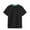 Black, variant on Girls Shirts 3-4 Years Short Sleeve T-Shirt Solid Color Plain T-Shirt Summer Casual Loose Soft T Shirt Tops Black