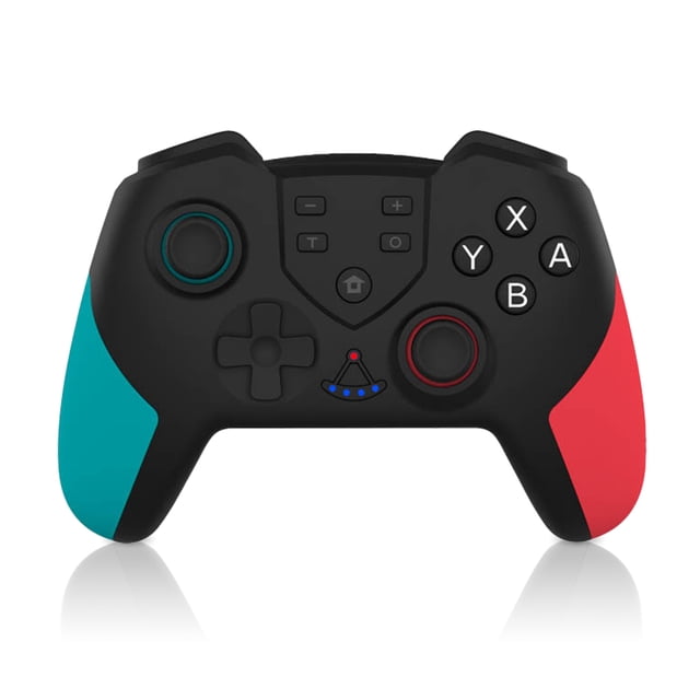Matsuzay Controlador inalámbrico compatible con Bluetooth para PRO para NS Switch Video Game USB Joystick Control Gamepad inalámbrico Videojuegos y accesorios azul rojo