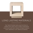 thumbnail image 2 of Maven Lane Artemis Contemporary Wooden Side Table in Refined White Finish, 2 of 6