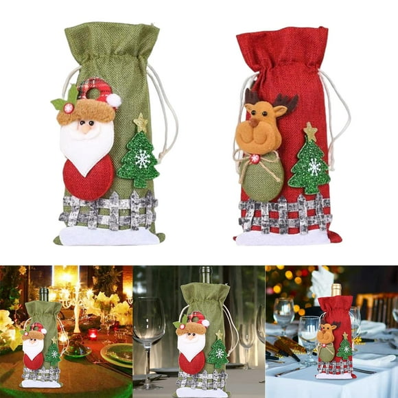 Bolsas Navideñas Soledad para botellas reutilizables