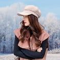 thumbnail image 2 of Ksopiavobs Newsboy Hats for Women Fashionable Newsboy Cap for Women Baker Boy Cap Winter Hats with Brim Cabbie Beret Hat, 2 of 7