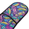 thumbnail image 2 of Dailycode Double Sided Oven Mitt with Loop Heat Resistant Kitchen Long Potholders 7" x 35" Colorful Skate, 2 of 6