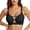 Black, variant on Women's Wireless Bra,Seamless Comfort Jelly Bra with Breathable Mesh,Everyday Lift Support,M-2XL