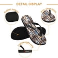 thumbnail image 3 of YAZAOOSummer Flip Flops Creatively Charming Hearts and Blooms Simple Beach Sandals, 3 of 8
