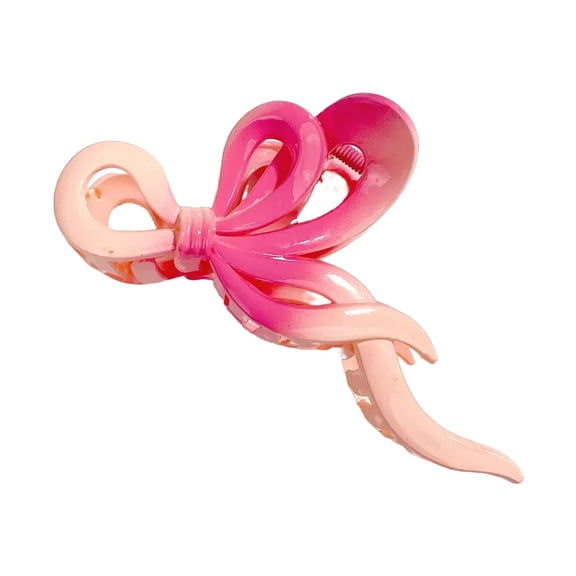 Hair Claw Clips with Bows Design Anti-Slip Jaw Barrette Clips for Women Girls,Strong Holds Jaw Clip for Thick/Thin Hair