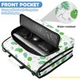 thumbnail image 6 of Zipper Binder with Shoulder Strap 2 inch 3 Ring Waterproof File Folder Organizer Bag 500 Sheet Simple Coconut Pattern, 6 of 8