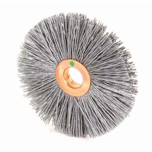 Weiler Wire Wheel Wire Brush, Arbor, 3", 1/2" W 97536