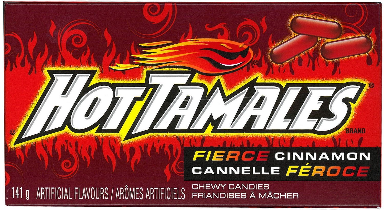 Hot Tamales Fierce Cinnamon Chewy Candies