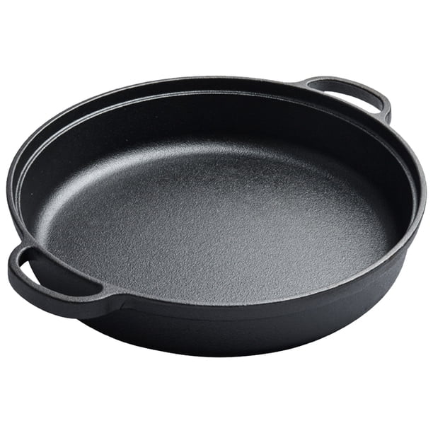 NIRDDLE 8.7/9.8/11/11.8 Pulgadas Hierro Fundido Previamente Sazonado para Acampar Al Aire Libre