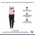 thumbnail image 5 of Grumpy & Gorgeous  Good Morning Gorgeous Jogger Pajama Set (Women's Plus), 5 of 5