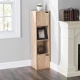 thumbnail image 1 of 4 Cube Wood Storage Shelf with Doors, Natural, 1 of 6