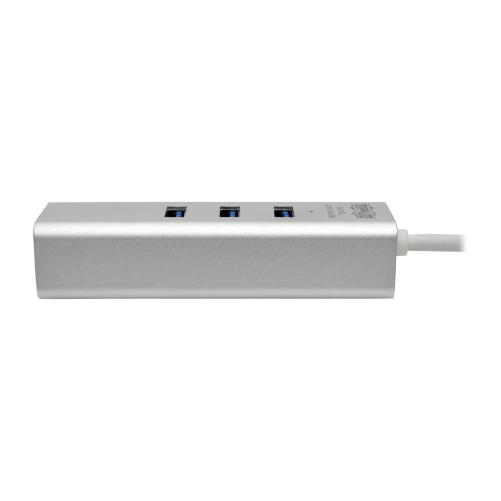 Tripp Lite USB 3.0 SuperSpeed to Gigabit Ethernet NIC Network Adapter with 3 Port USB 3.0 Hub