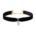 thumbnail image 2 of Pearl Choker Choker Collar Neckband Gothic Choker Choker Necklace Band Black Choker Choker Chain Necklaces-hao---Product code 37791, 2 of 4