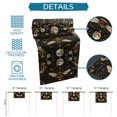 thumbnail image 6 of Brown Bee Table Runner 90 Inches, Vintage Moon Star Mushroom Floral Plants Bed Runner Dresser Scarves Tabletop for Indoor Outdoor Parties/Ceremony/Banquet, 13" x 90", 6 of 9
