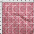 thumbnail image 3 of oneOone Viscose Chiffon Fabric Dot & Triangle Block Printed Craft Fabric BTY 42 Inch Wide, 3 of 4