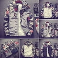 thumbnail image 1 of Men Slim Jackets Zipper Sweatshirt Jacket Tops Casual Coat Outwear, 1 of 5