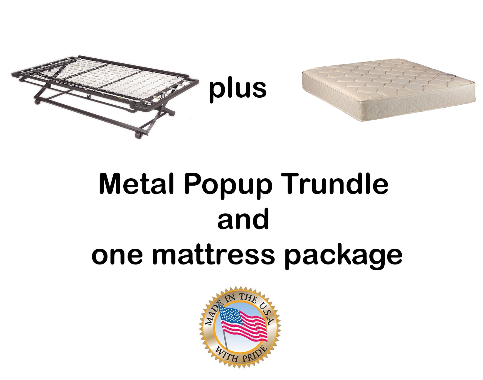 rollout bed frame and mattress