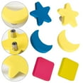 Star Moon Handle Drawer Door Knob Wardrobe Desk Pulls Furniture