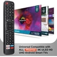 thumbnail image 2 of HAHDAXIA New Universal Remote Control ERF2G60H for All Hisense TV Remote, Replacement Control EN2A27 for Hisense Smart TV Remote, with Netflix, Prime Video, YouTube, Google Play Buttons, 2 of 6