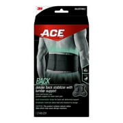 ACE Brand Deluxe Back Stabilizer with Lumbar Support, Adjustable Brace