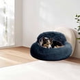 thumbnail image 1 of Fiudx Caseta para Perros, Acogedora Cama Redonda para Mascotas, Suave y Cálida Colchoneta para Dormir, Diseño Transpirable con Funda Desmontable, Perfecta para Perros Pequeños y Medianos, para Uso En, 1 of 6