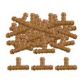 thumbnail image 1 of 100 piezas de accesorios de acoplamiento de púas, camisetas de goteo de 17mm para sistema de rociadores, sistemas de césped y jardín, Conector de shamjiam Riego por goteo, 1 of 8