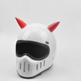 thumbnail image 3 of Casco De Motocicleta Para Coche, Cuerno De Diablo, Motocross, Cara Completa, Casco De Carretera, Decoración, Accesorios Para Coche Yuarrent VI008673-02, 3 of 5