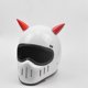 thumbnail image 3 of Casco De Motocicleta Para Coche, Cuerno De Diablo, Motocross, Cara Completa, Casco De Carretera, Decoración, Accesorios Para Coche Yuarrent VI008673-02, 3 of 5