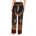 thumbnail image 3 of Balery Halloween Decoration print Women's Pajama Pants,Ultra Lightweight Pjs,Lounge Pant-, 3 of 9