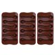 thumbnail image 1 of 3 Pcs Non-Stick Silicone Spoon Cake Molds Kitchen Baking Tools, 1 of 4