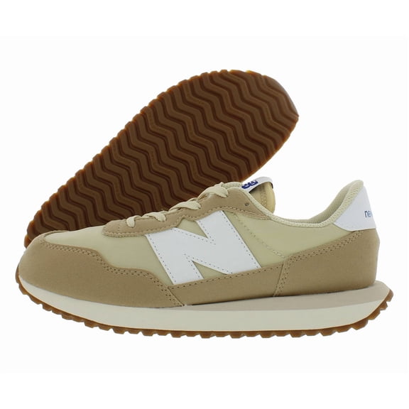 New Balance 237 GS Girls Shoes Size 5.5, Color: Beige/White